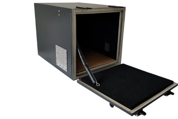 LBX3750 DOWN SWING FRONT LOADING RF SHIELDED CHAMBER LabiFix RF Shield Box - View 9 of 12