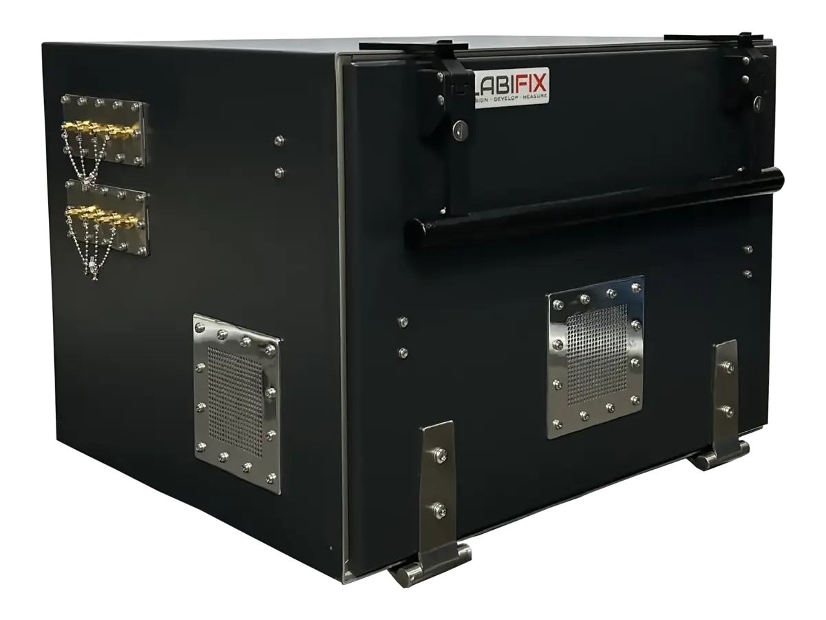 LBX3200 SWING-DOWN FRONT DOOR
LOADING RF SHIELDED CHAMBER - LabiFix RF Shield Box Solution